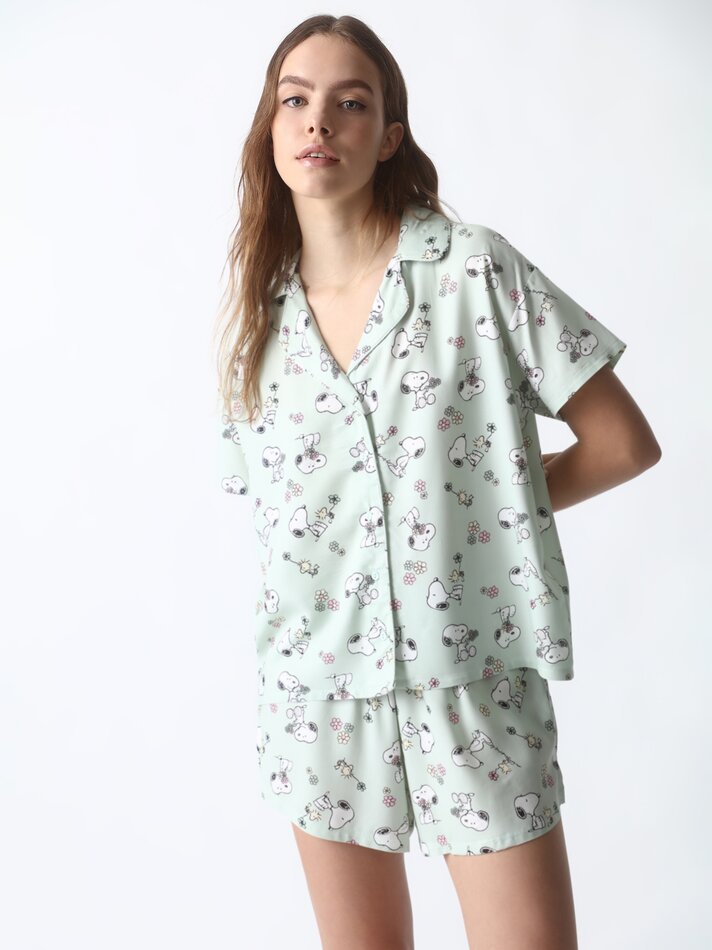 Conjunto de pijama Snoopy Peanuts™ - Menta