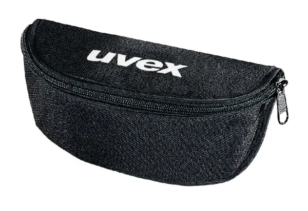 Uvex 9954500, Brilleetui, Sort, Unisex, Alle, Nylon, Polyester, Lynlås