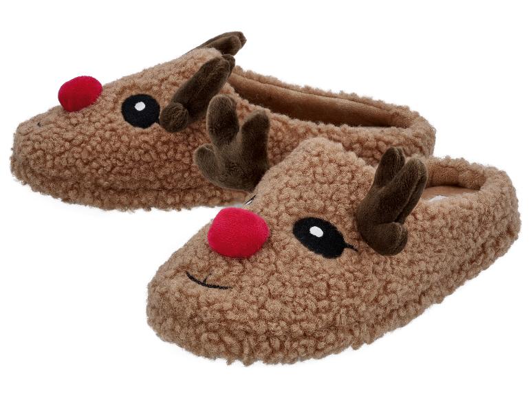 Dames kerstpantoffels
