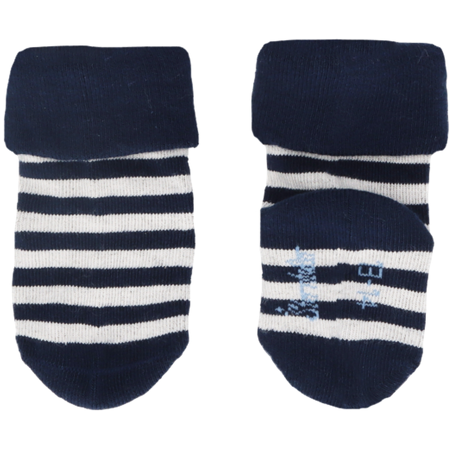 Sterntaler Baby-Socken 3er-Pack Hai samtblau