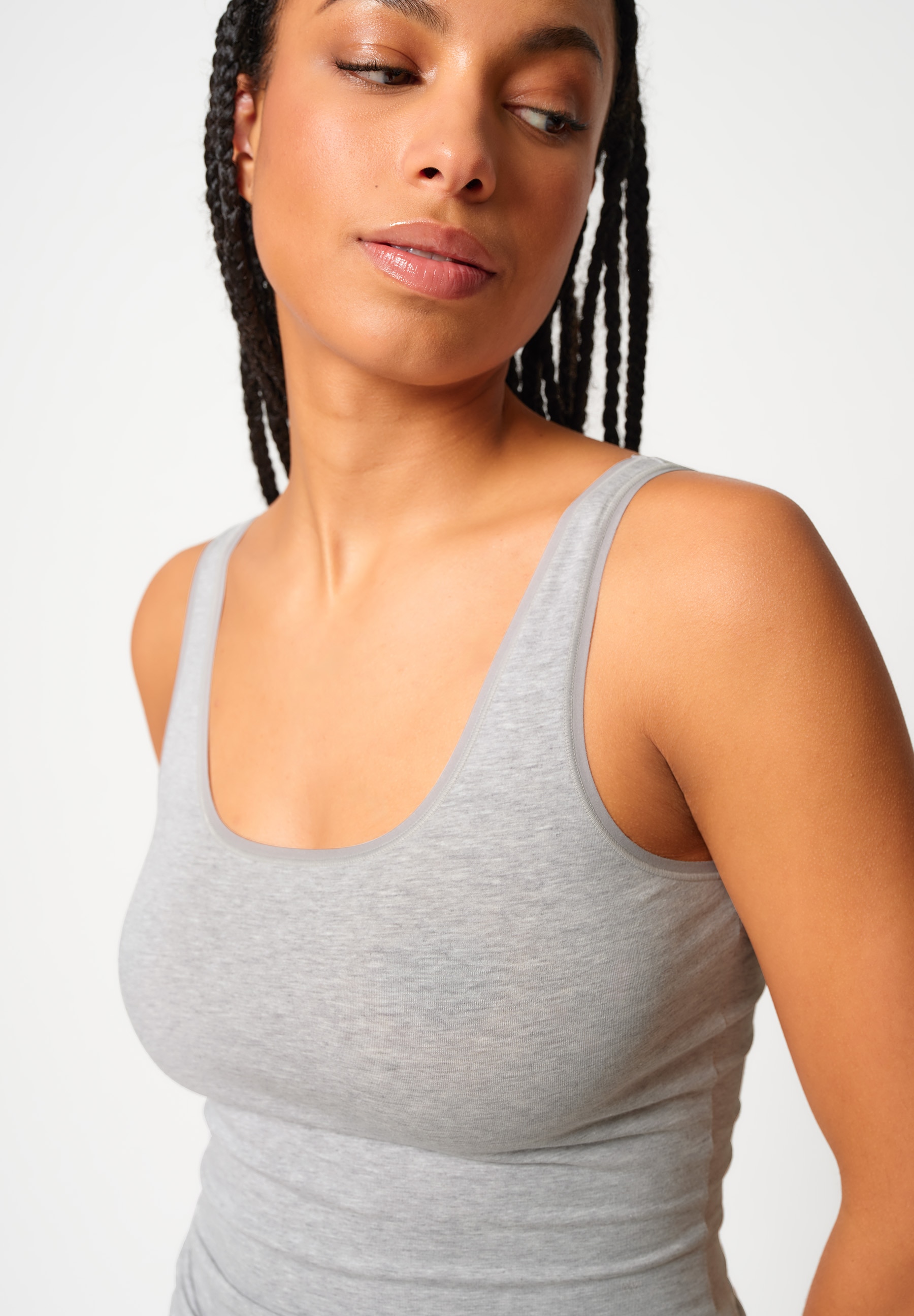 Skiny Unterhemd »Cotton Advantage«, bequem, weich, basic, eng, Baumwollmix