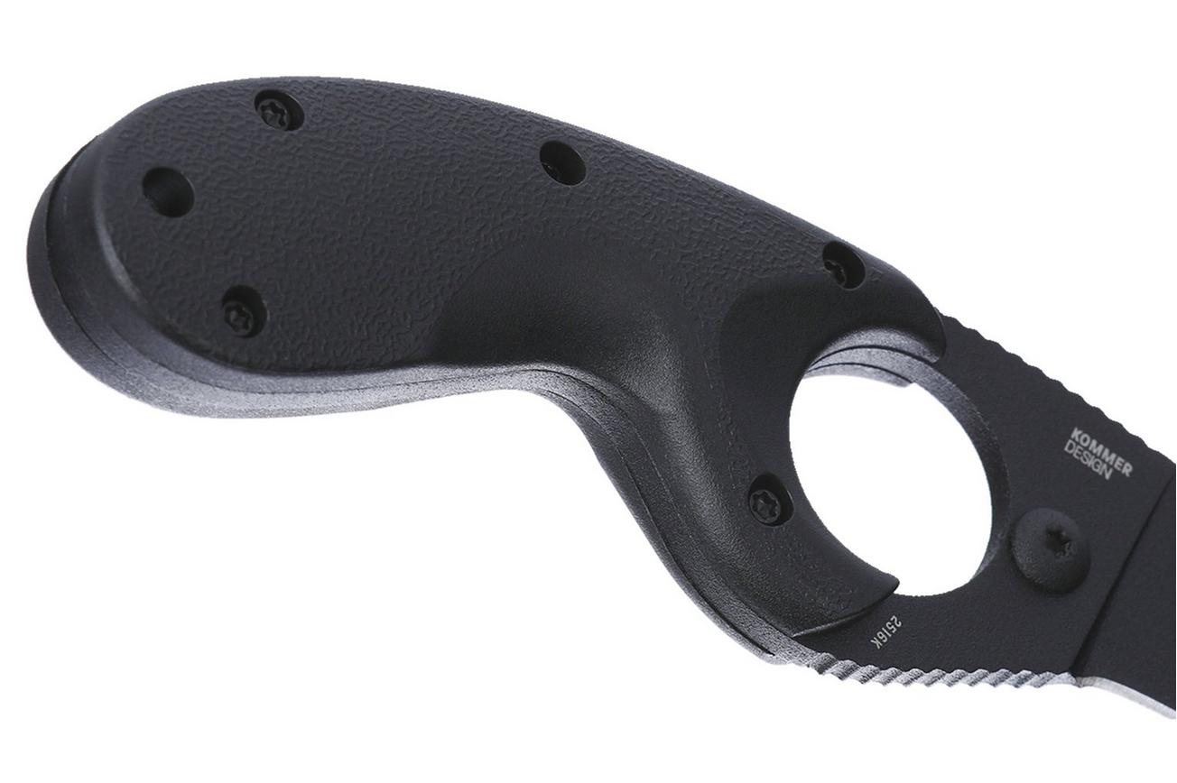 CRKT Bear Claw Black, Plain 2516K Black GRN reddingsmes, Russ Kommer design