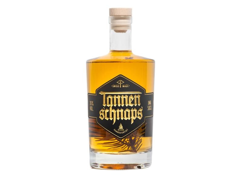 Tannenschnaps Tannenzweig Likör 0.5 l Schweizer Schnaps mit Weisstannenzweig