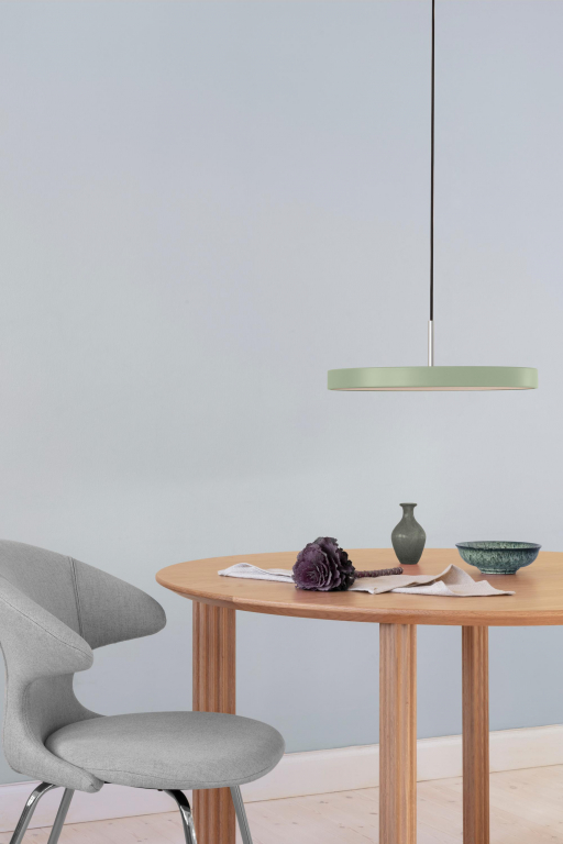 Umage Asteria hanglamp Ø43 LED medium messing/nuance mist