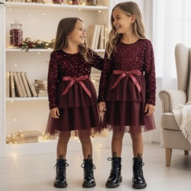 Twinkle Ballet Dress - bordeaux