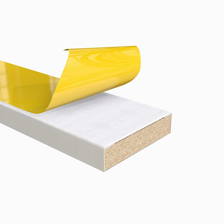 Tasseau adhésif MDF blanc à peindre 34,5 x 280cm, ép. 11mm (vendu par lot de 4)