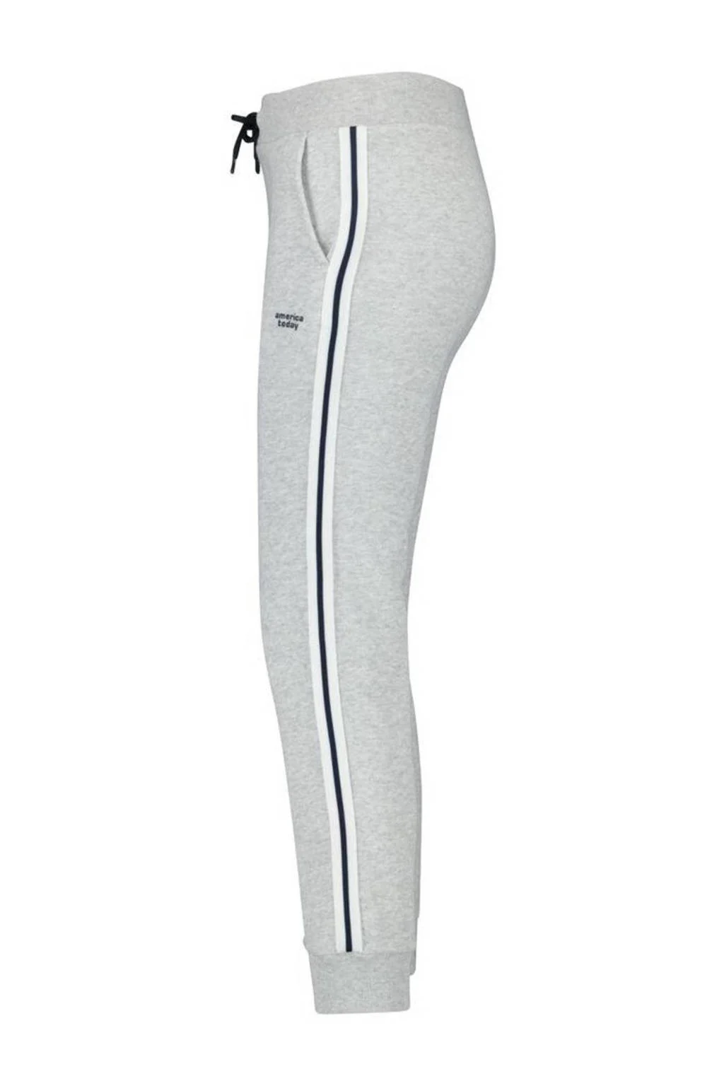 America Today regular fit joggingbroek Car grijs/melange