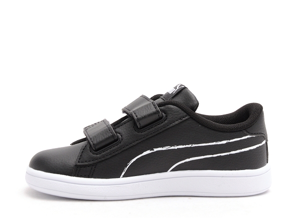 Puma basses enfant inf smash v2 homesc fille noir