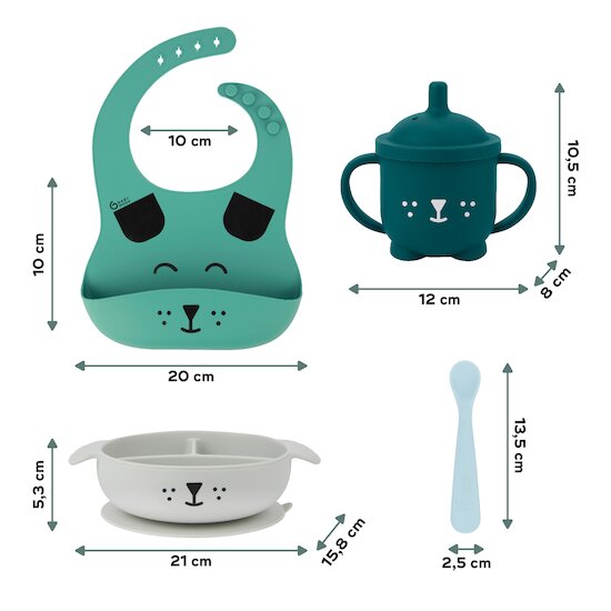 Coffret Repas Learn'Isy   Chien        de               Babymoov