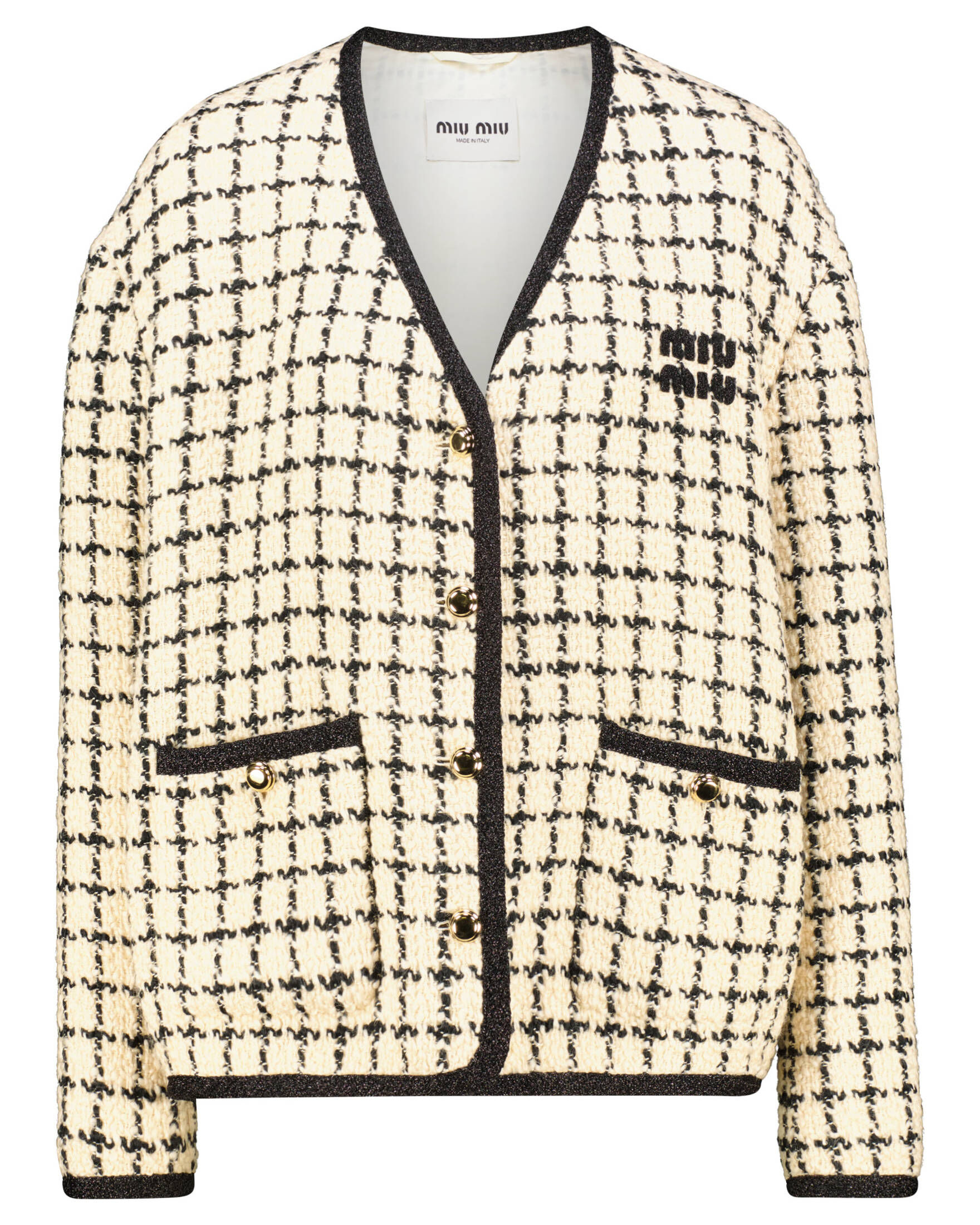 Miu Miu| Damen Tweedjacke mit Schurwolle