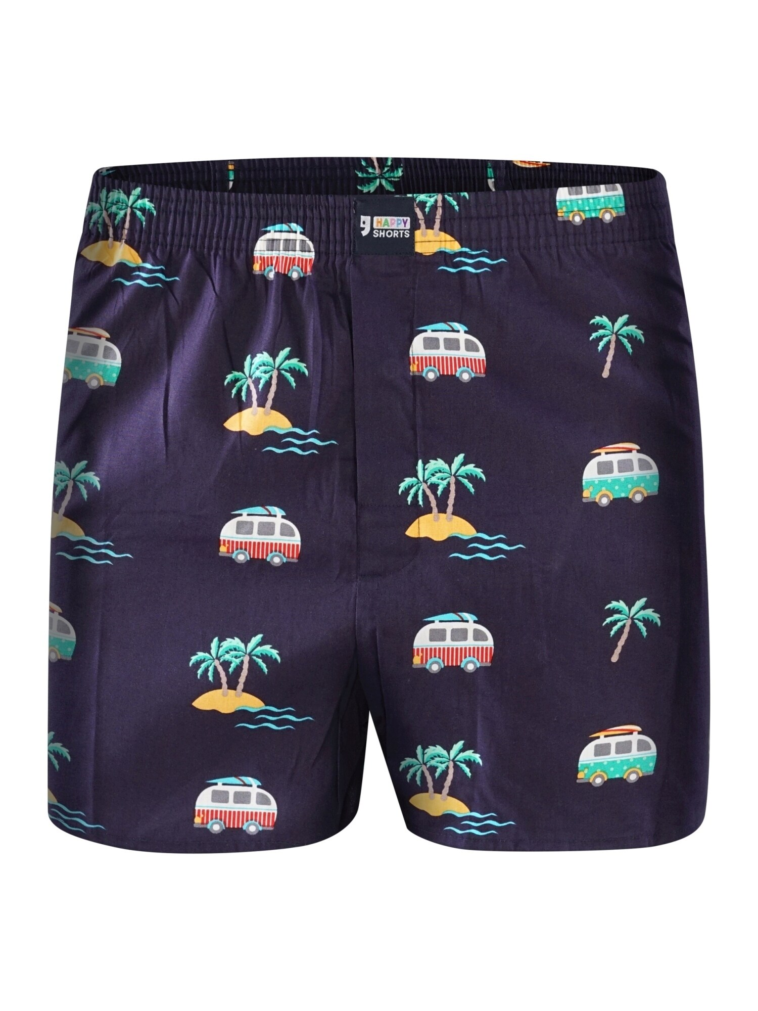 Happy Shorts Herren Boxershorts Motivprint 1er Pack