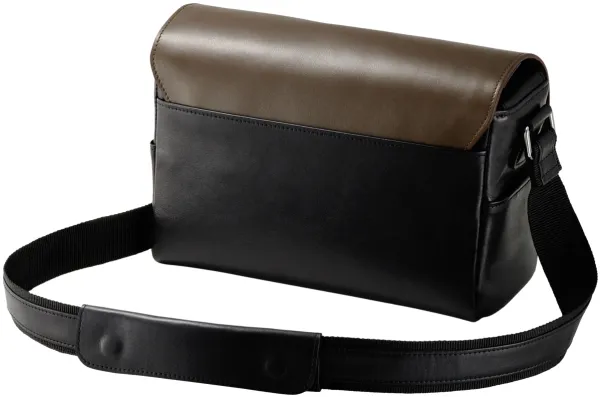 Olympus Premium CBG-11PR - Bæretaske til kamera - læder - sort, brun - for Olympus PEN-F