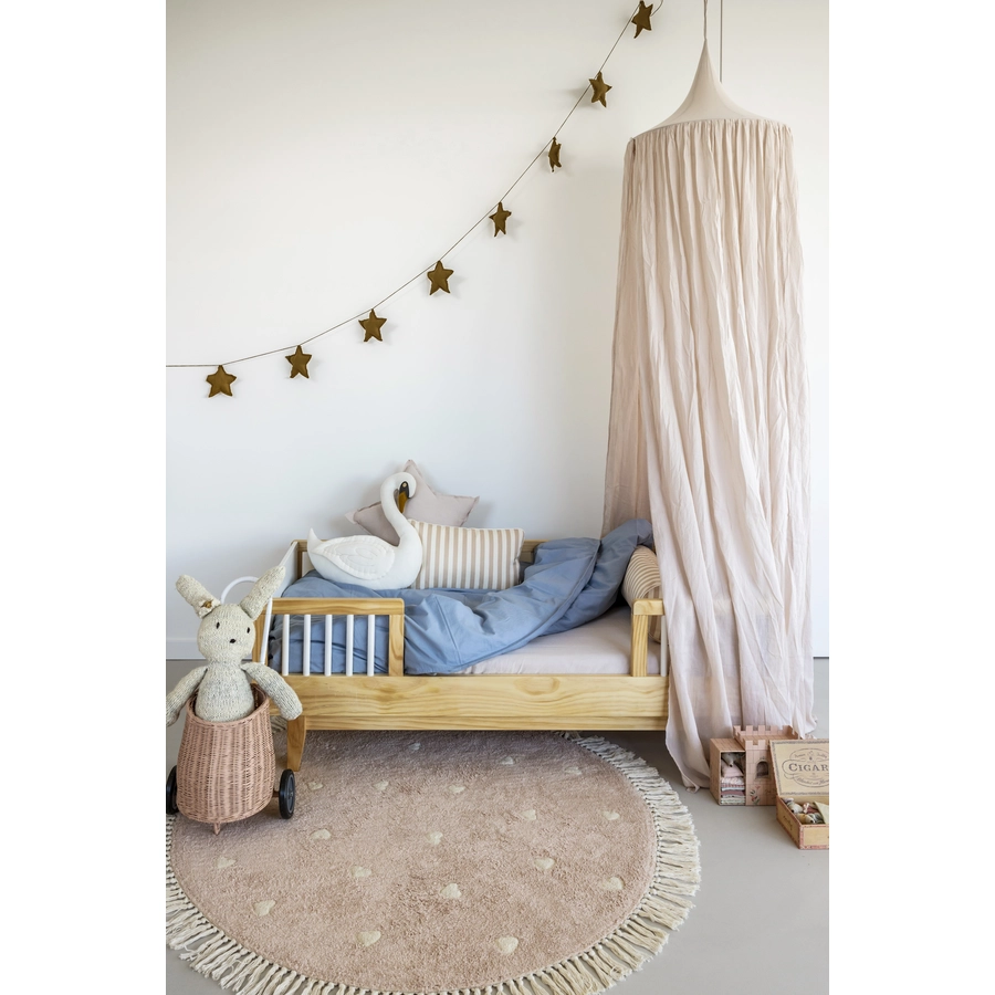 Tapis Petit Kinderteppich Fleur pink Ø 120 cm