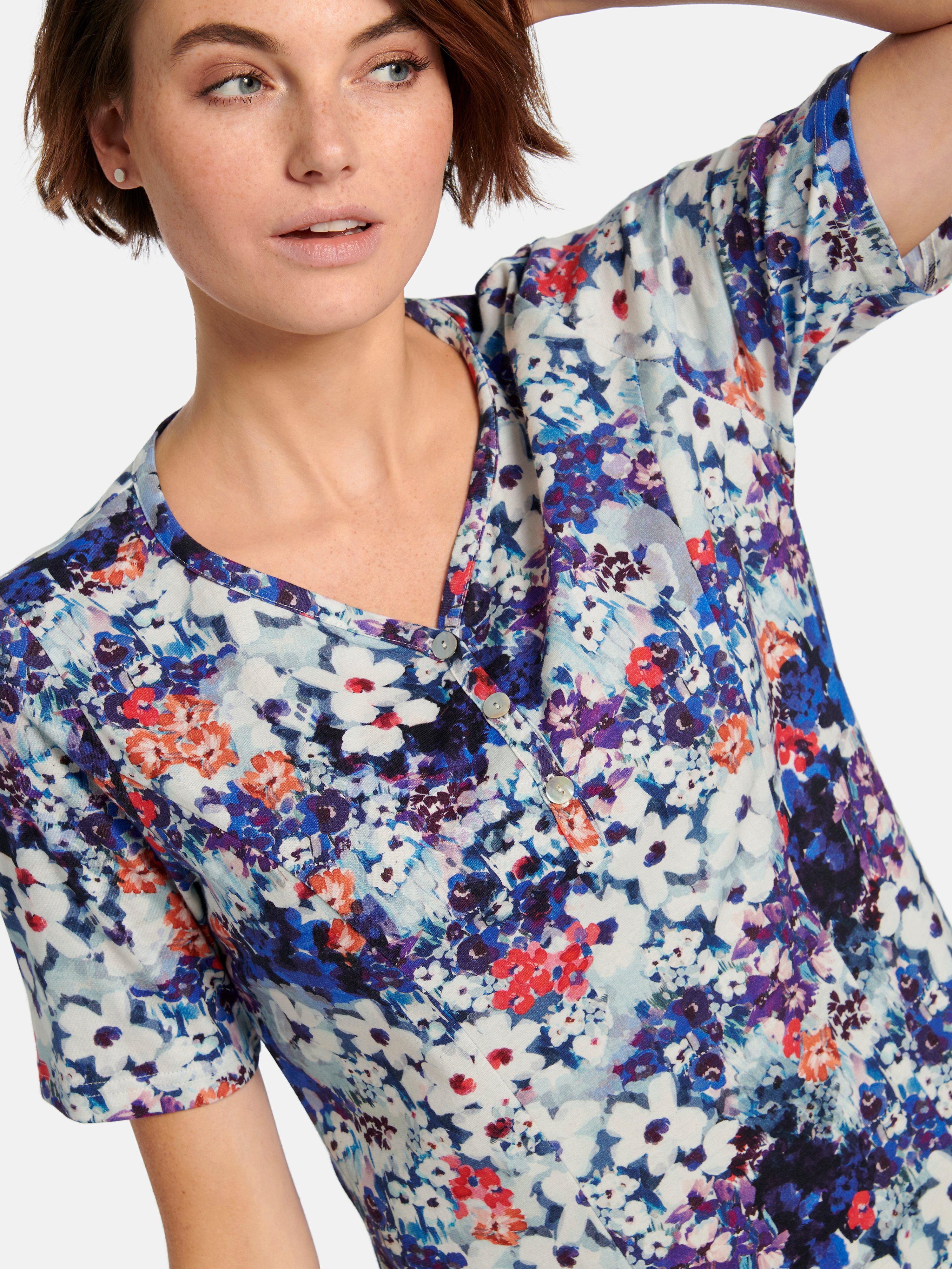 Jersey-Kleid mit 1/2-Arm