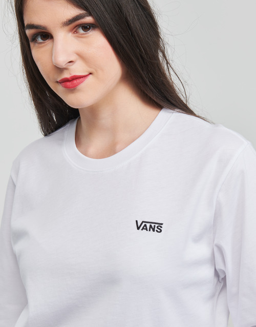 Vans - JUNIOR V LS CROP - WHITE