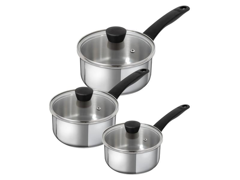 Kuhn Rikon Kochtopf-Set Classic 3-teilig Stielkasserollen Set