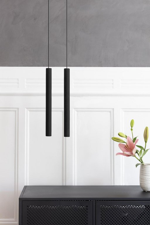 Umage Chimes Tall hanglamp Ø3.4 Black