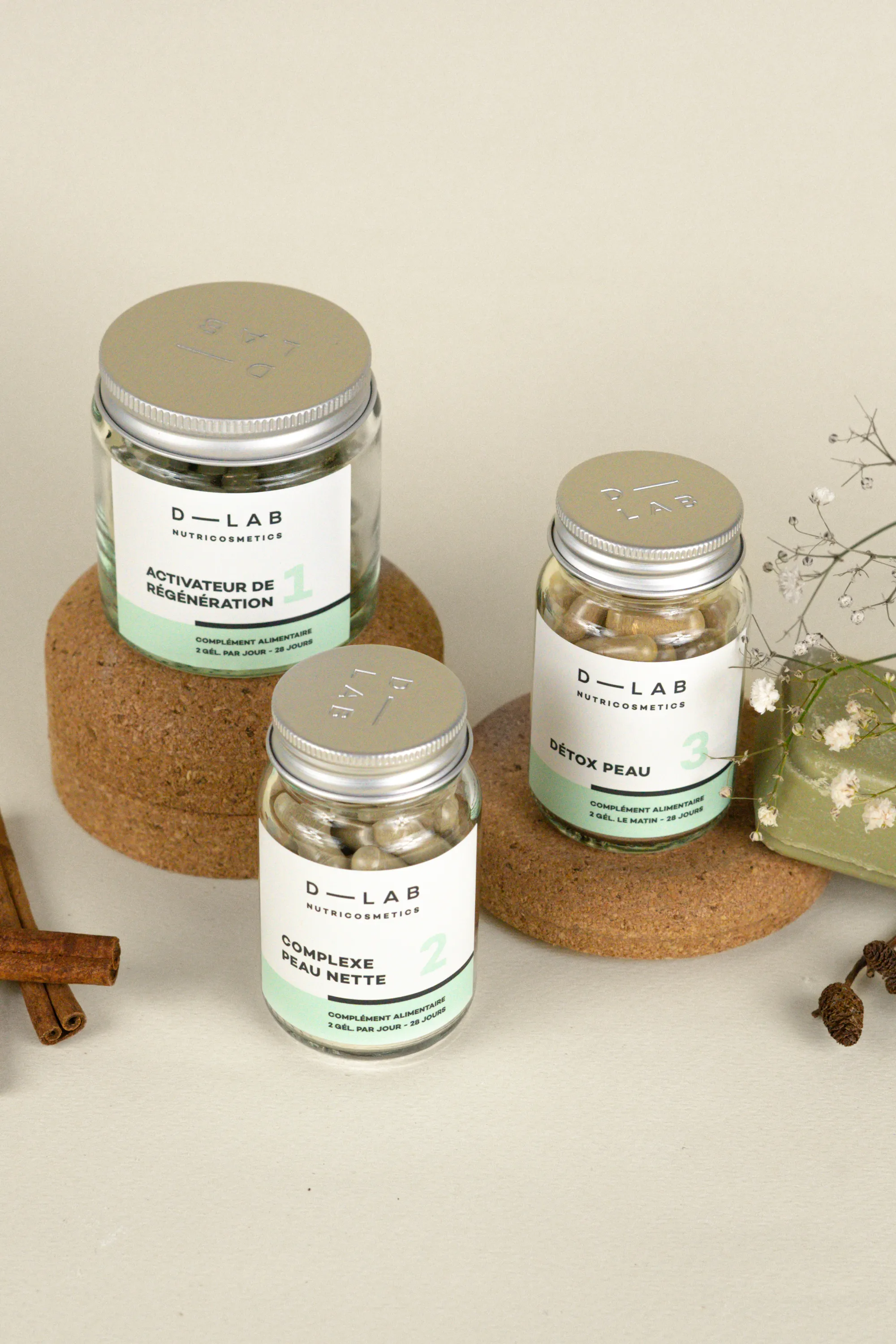 D-LAB Nutricosmetics Compléments alimentaires Programme Peau parfaite