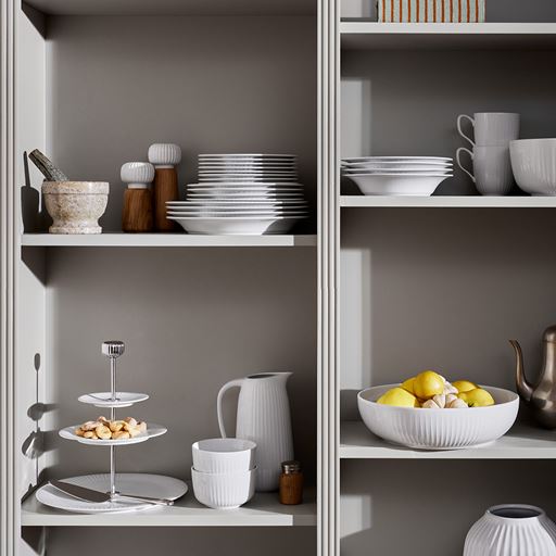 Kähler Hammershøi Frokosttallerken, Hvid, Ø22 cm
