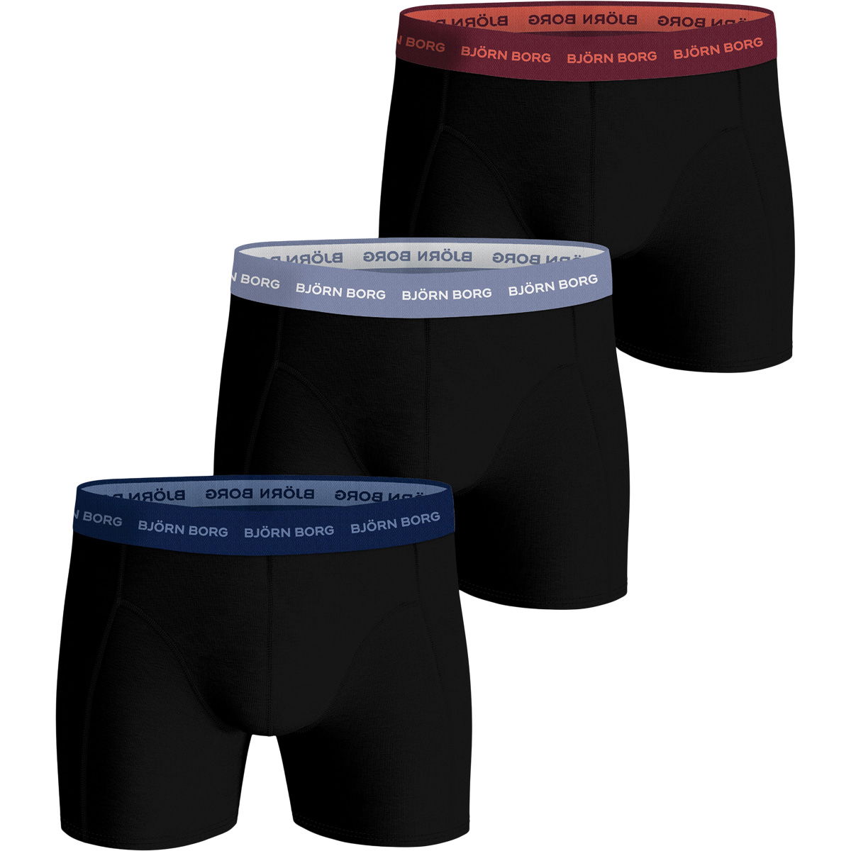 Björn Borg Cotton Stretch 3-Pak Boxershorts Herre
