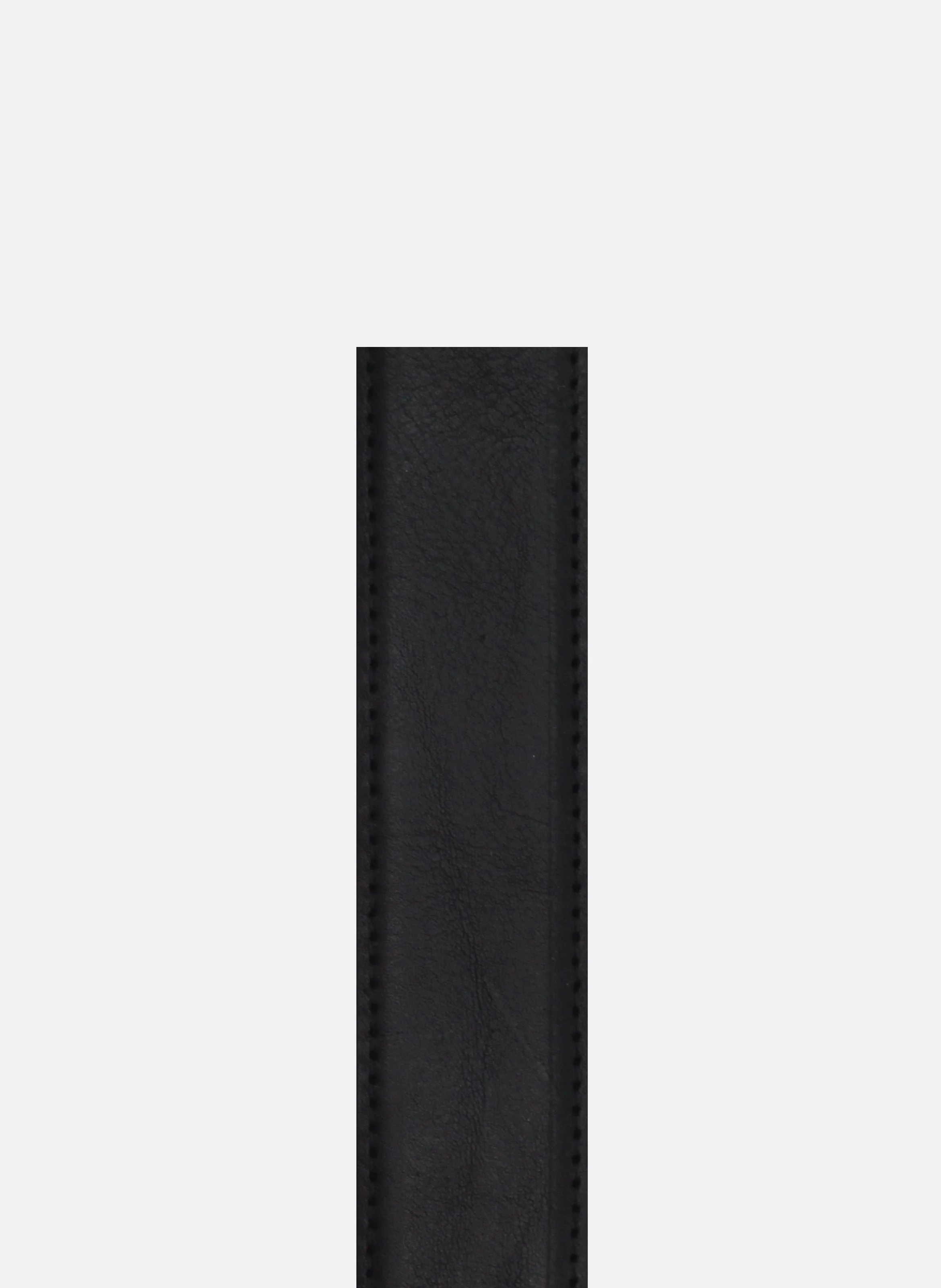 Ceinture classique cuir lisse | Noir