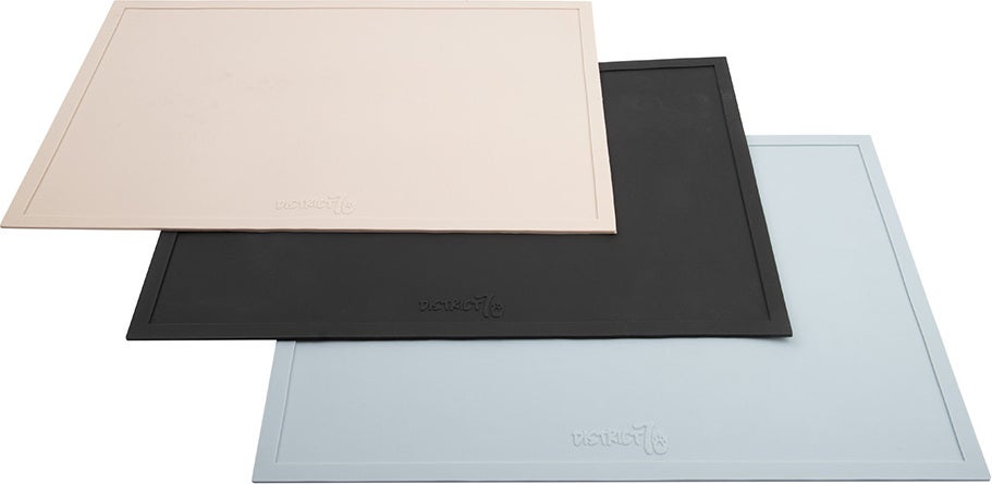 District 70 placemat Serve grijs 30 x 50 x 0,18 cm