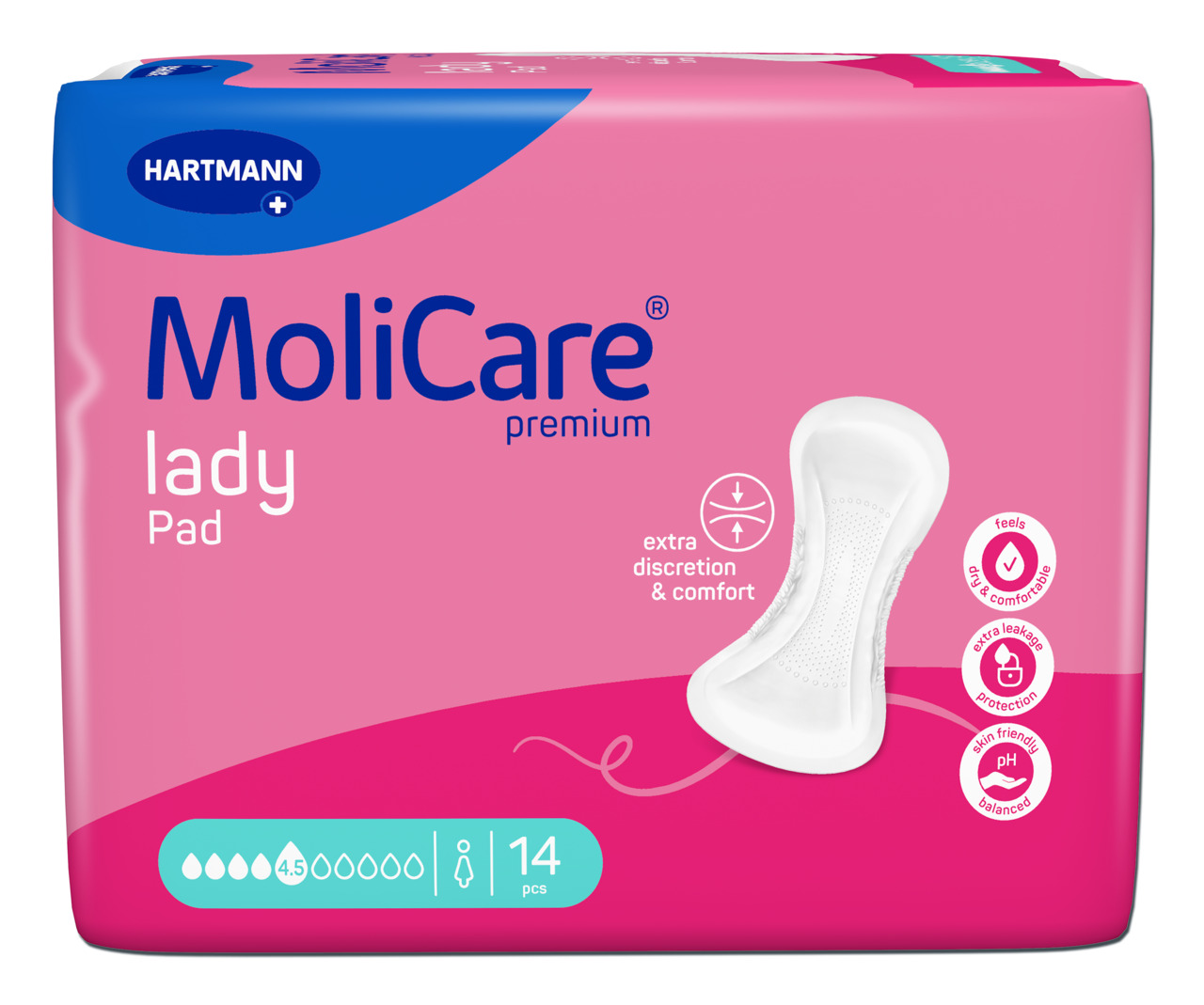 MOLICARE Premium Lady Pad 4.5 Tropfen Btl 14 Stk