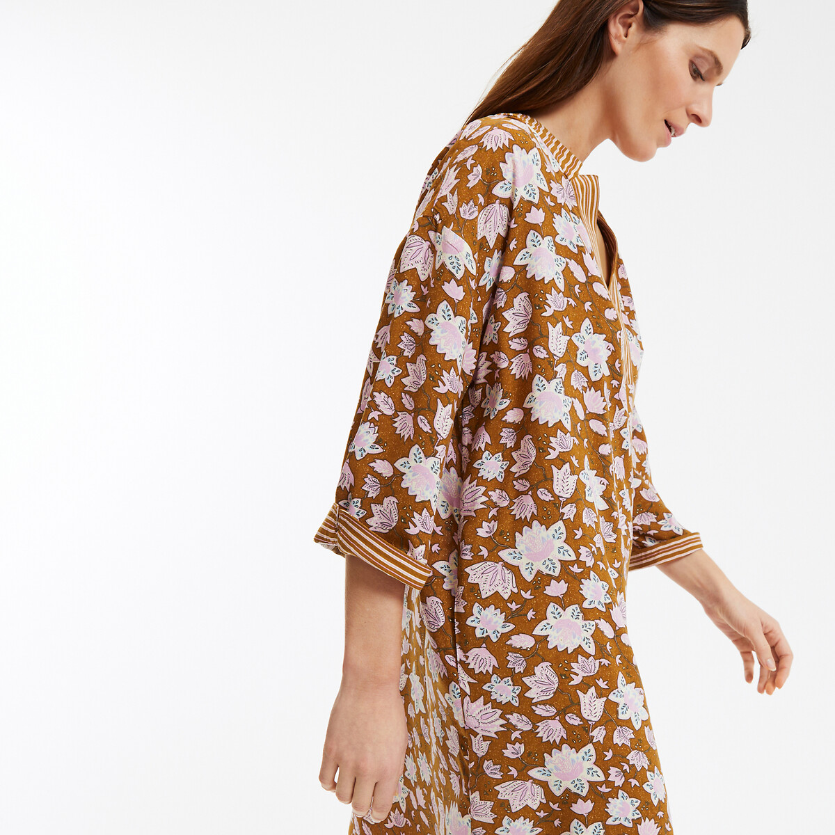 COLEÇÕES LA REDOUTE<br>Camisa noturna em viscose