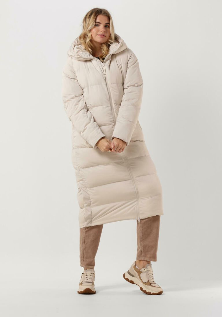 CIRCLE OF TRUST ecru circle of trust gewatteerde jas vita coat