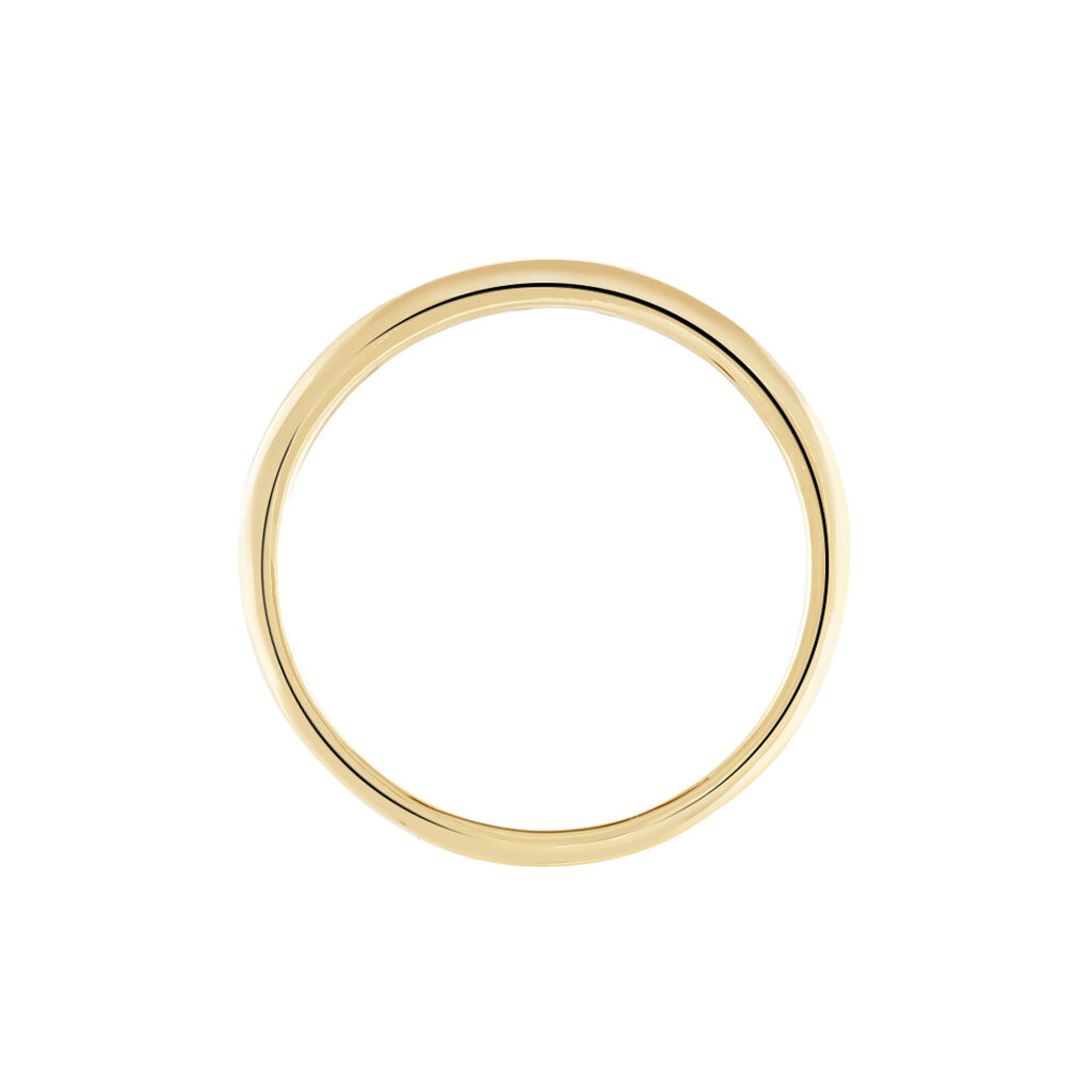Bague Plaqué Or Jai Oxyde De Zirconium