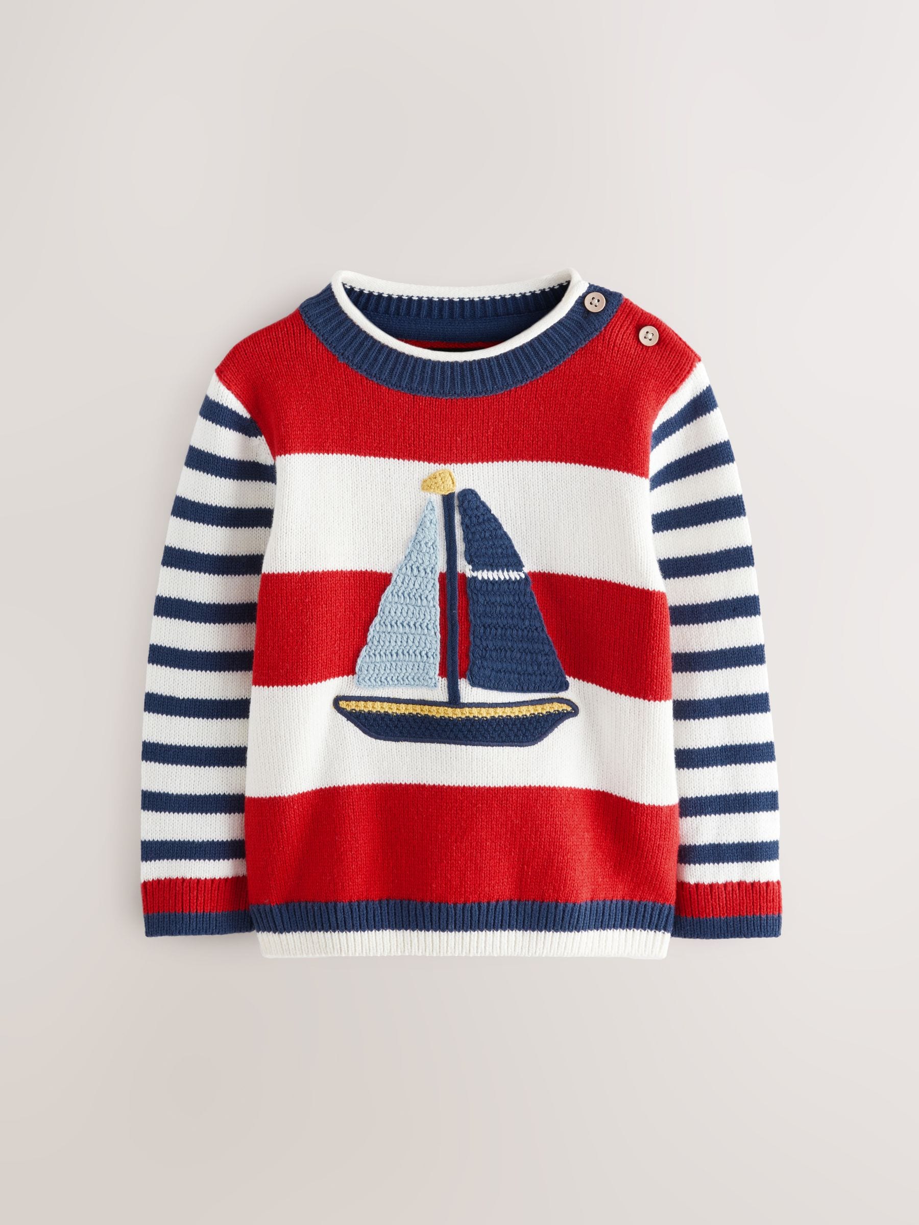 Boot streep - Gebreide trui (3mnd -7jr)