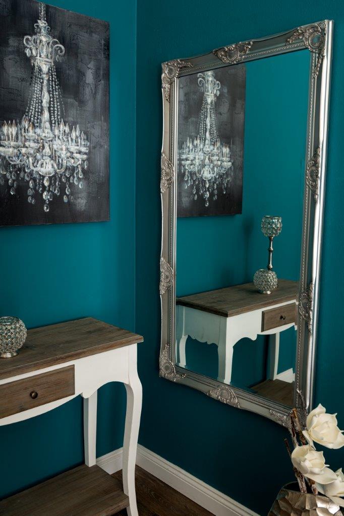 Spiegel BOZORG III - silber - 72 cm