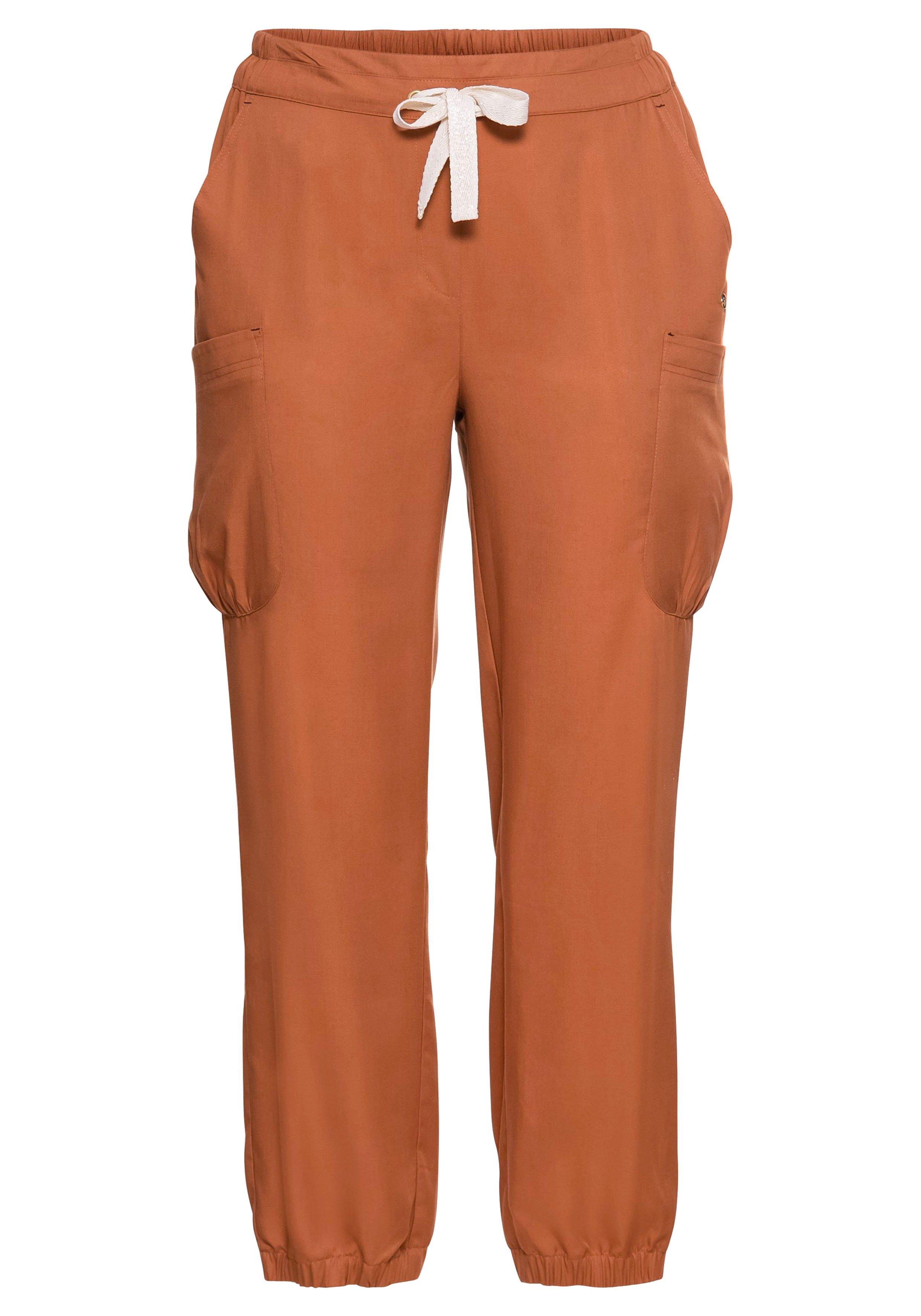 Cargohose mit Schlupfbund, aus TENCEL™ Lyocell