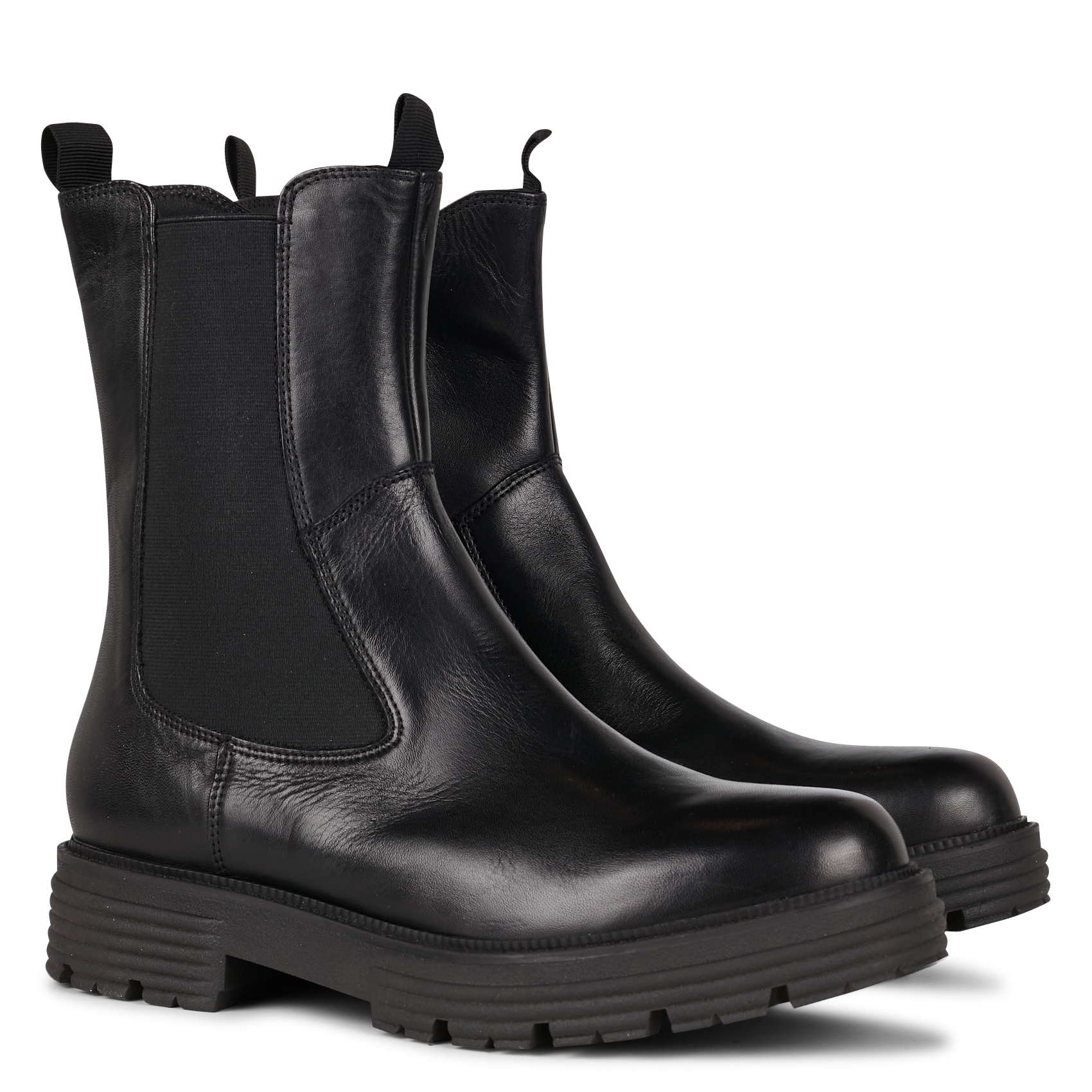 ANTONELLE - Bottines Chelsea en cuir| Noir