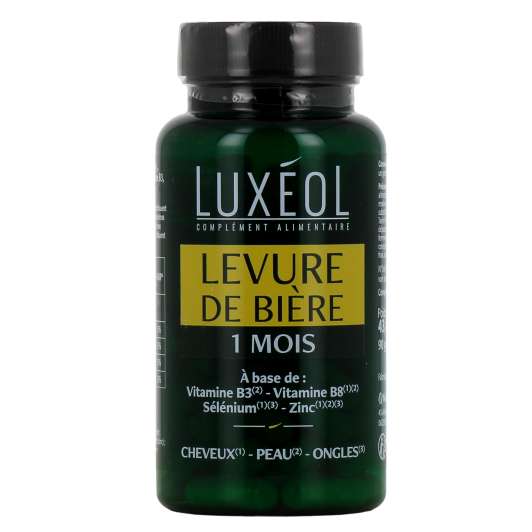 Luxeol levure de bière revivifiable - Cheveux, ongles et peau