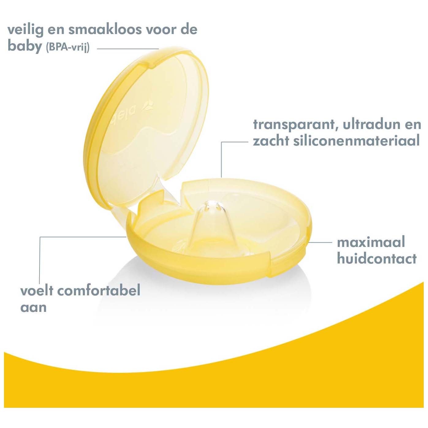 Medela Contact tepelhoedjes maat S