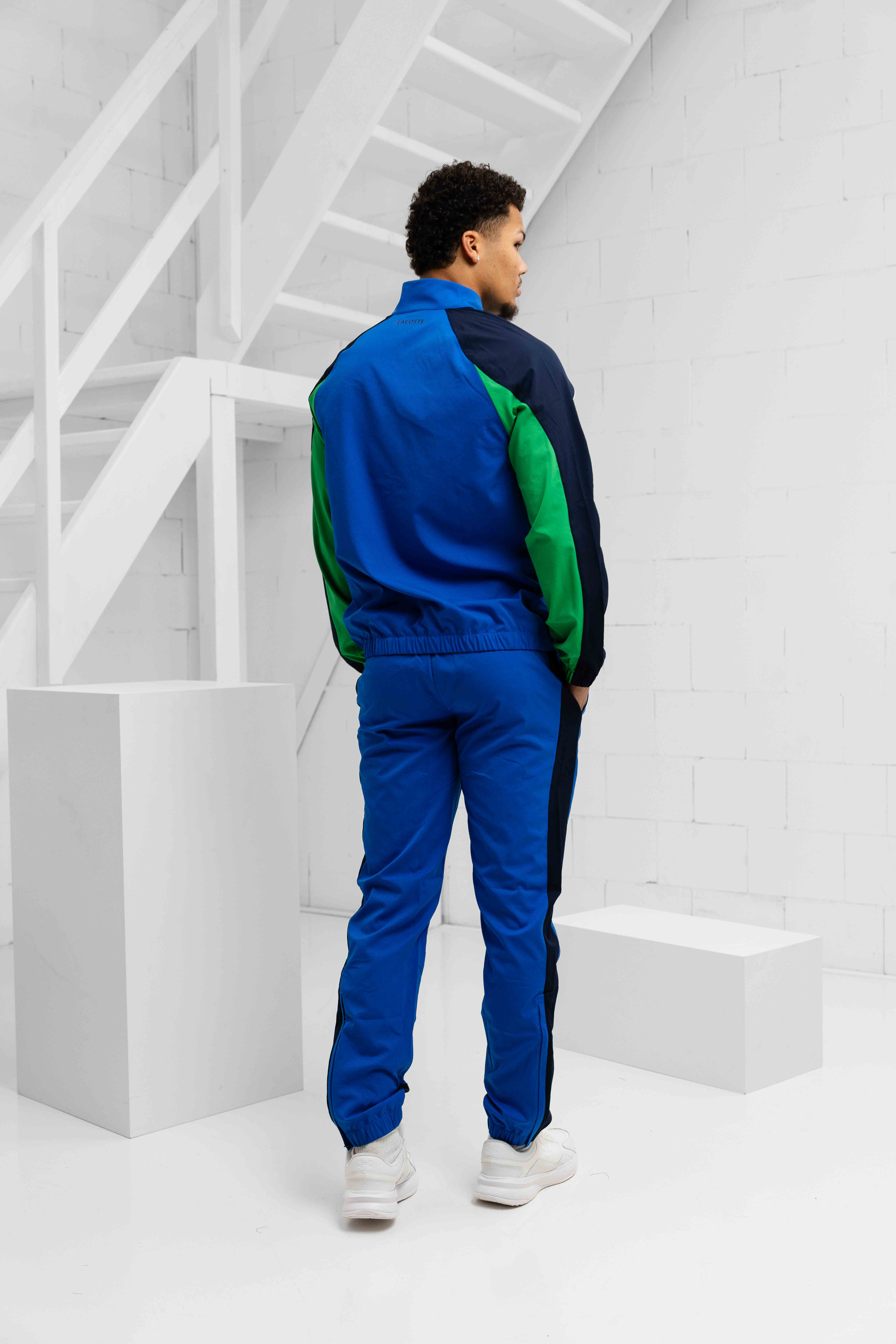 Lacoste Stretch Tennis Trainingspak Heren Blauw