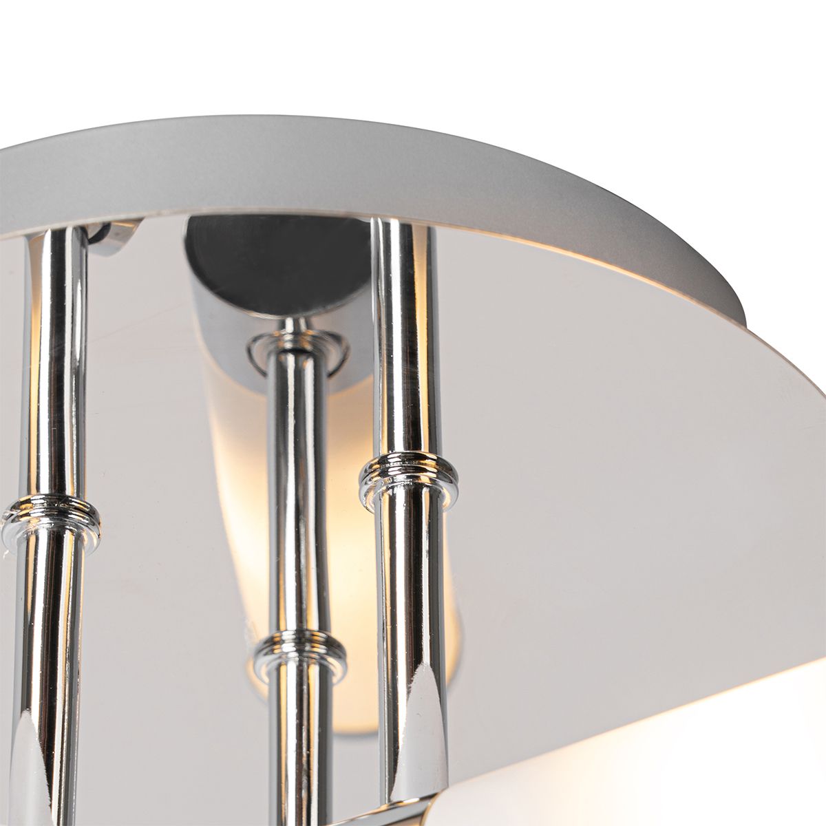 Moderne badkamer plafondlamp chroom 3-lichts IP44 - Bath
