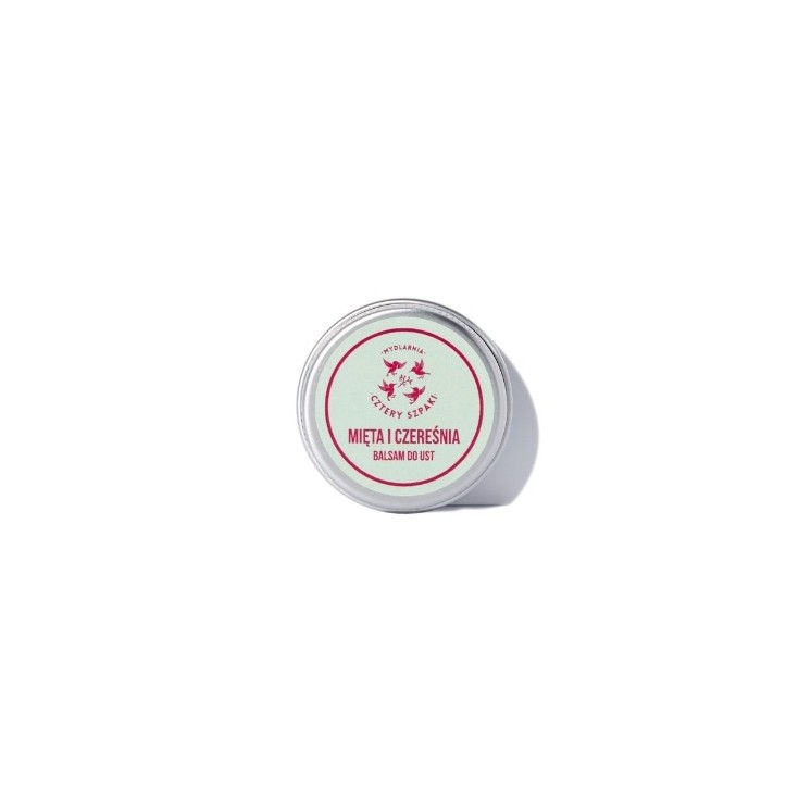 Mydlarnia Cztery Szpaki Lippenbalsam Minze und Kirsche 15 ml