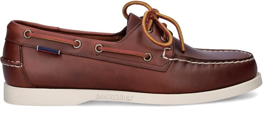 Sebago Docksides Portland Leather Bootschoenen Bruin Man