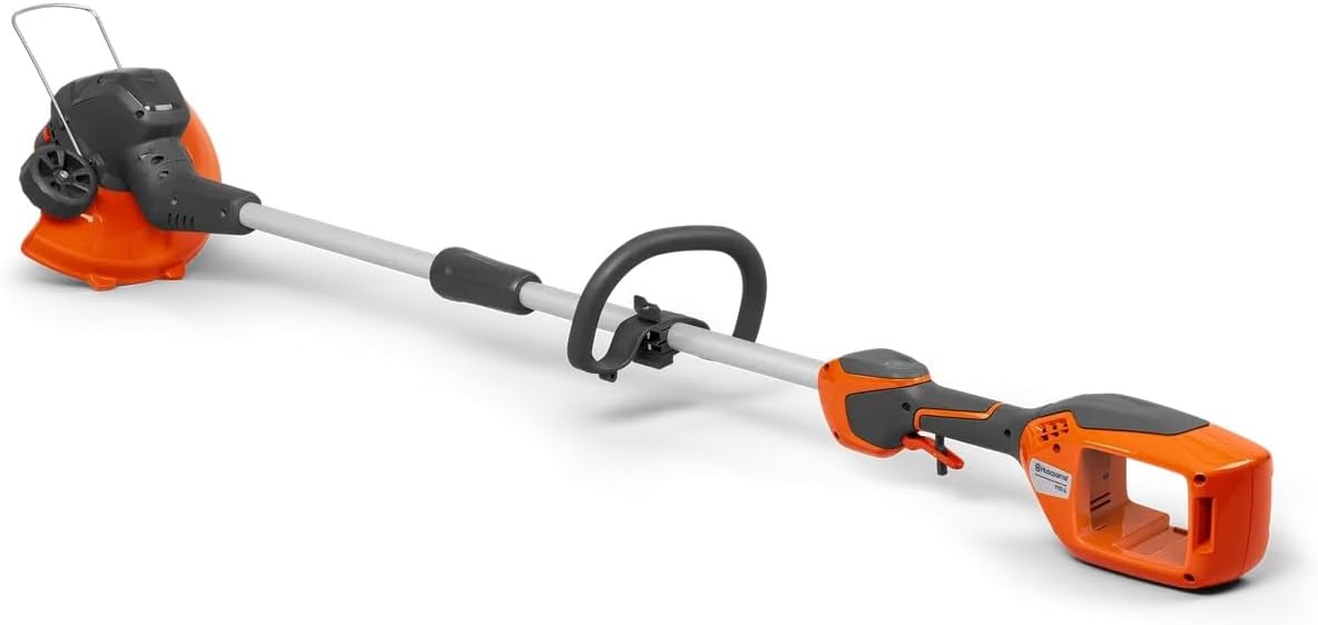 Husqvarna 110iL 36V Akku-Rasentrimmer (ohne Akku und Ladegerät) – Leichtes, leises, vielseitiges Multifunktions-Werkzeug mit Kantenschneide-Modus, Pflanzenschutzbügel und Wechselaufsatz-Kompatibilität