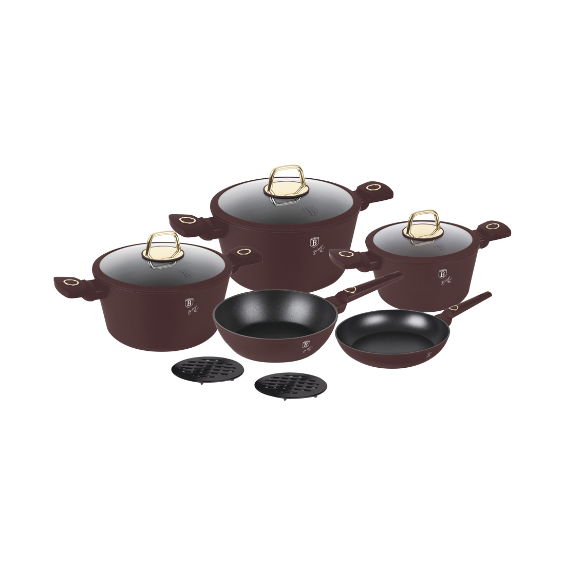 Berlinger Haus 10-teiliges Kochgeschirr-Set Leonardo Collection