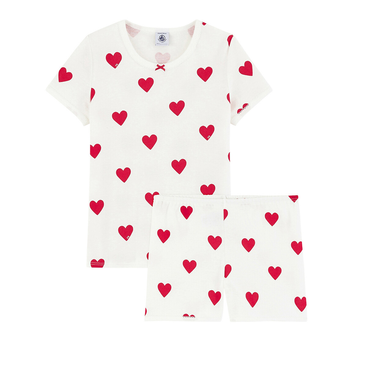 PEQUENO BARQUINHO<br>Conjunto de pijama de duas peças com shorts