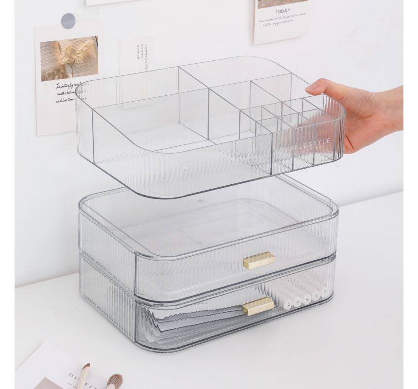 NEJA - Transparante PET-bureau-organizer (verschillende ontwerpen)