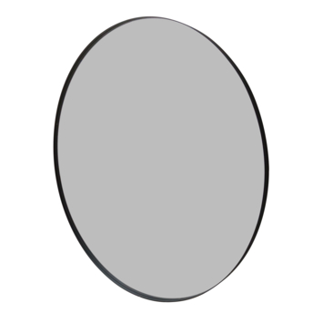 Spiegel Beau rond zwart 120 cm