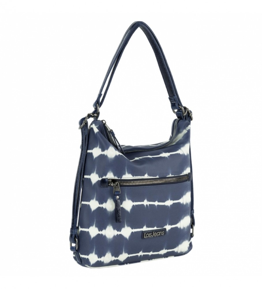 Bolsa de ombro e mochila multifuncional Lois 310871 Azul - 28 x 32 x 5,5 cm -
