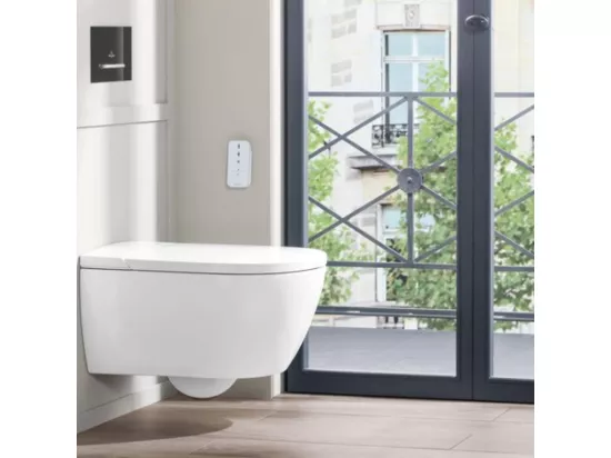 WC lavant sans bride VILLEROY ET BOCH Viclean-I100 avec abattant