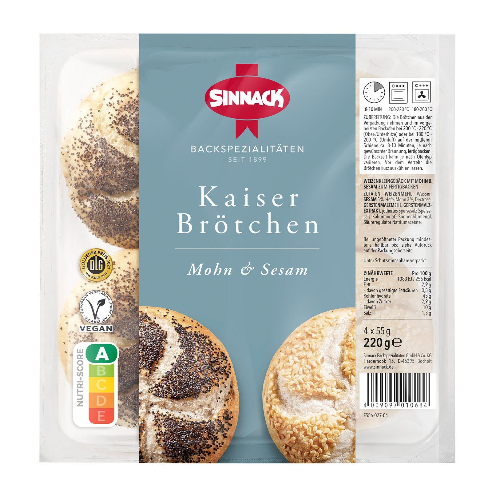 Sinnack Steinofen Dinkelbrötchen