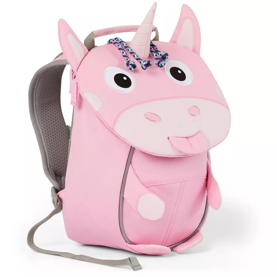 Affenzahn Kleine Freunde - Kinderrucksack: Einhorn, rosa