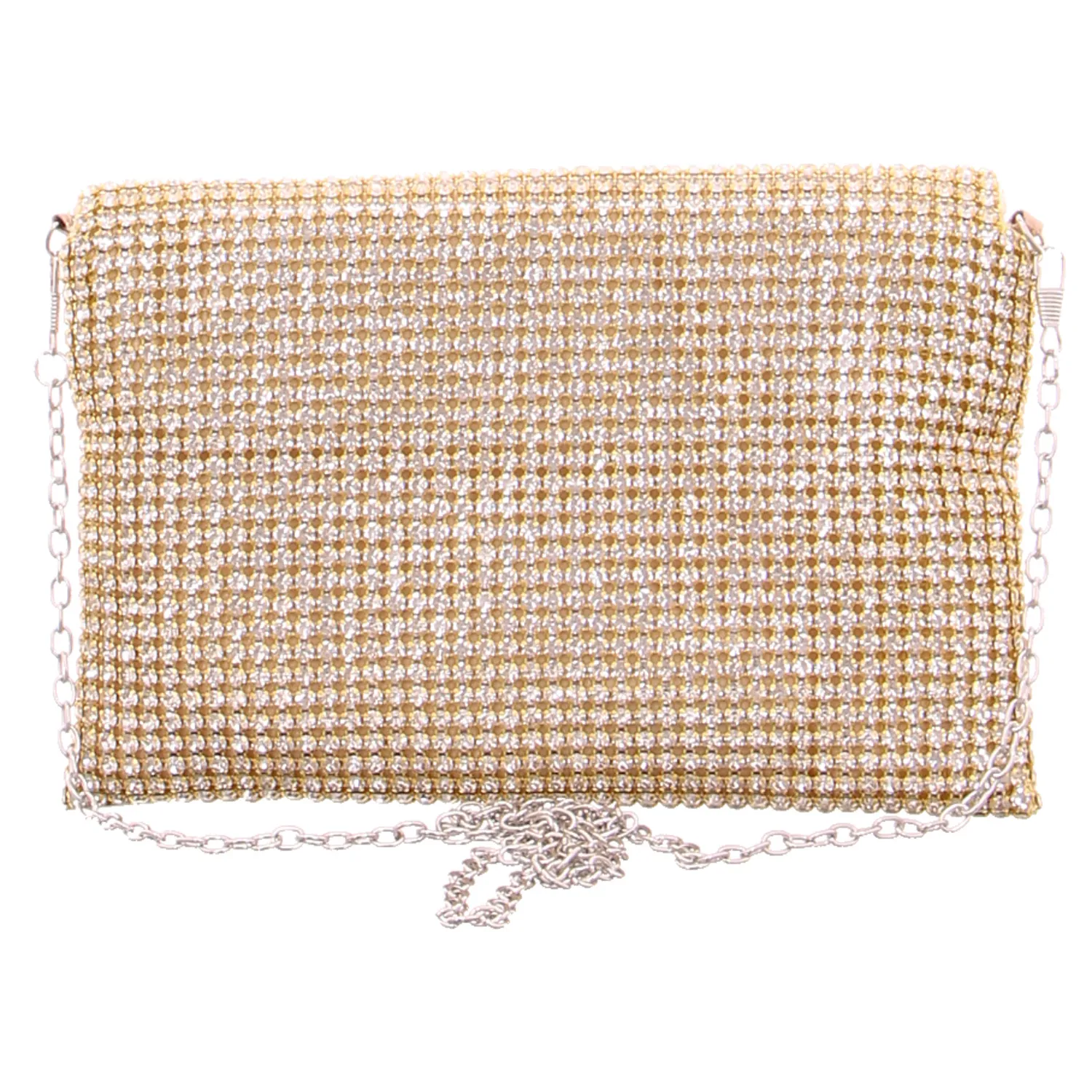 Clutch / Abendtasche Gold Synthetik